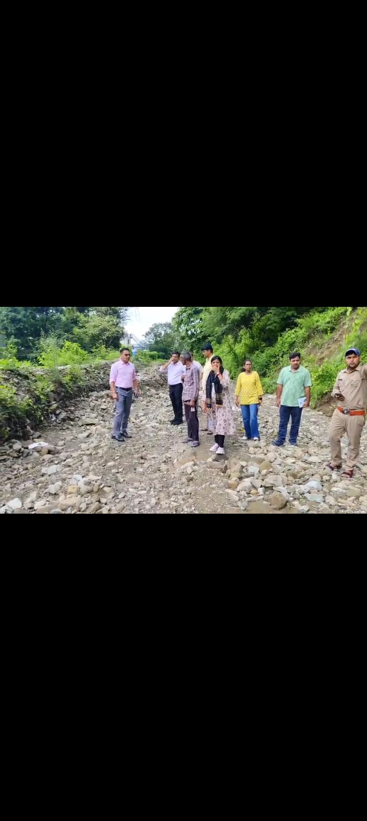 मानसूनी बरसात में रौद्र रूप लेने वाले देवखड़ी नाले के अपस्ट्रीम का प्रशाशन ने किया संयुक्त निरीक्षण